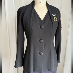Vintage 90s Peplum Blazer